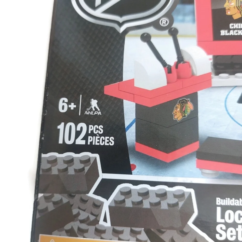 Chicago Blackhawks Buildable Locker Set Jonathan Toews Oyo Sports 102 pcs